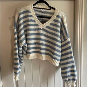 Lelis Collection striped cropped sweater